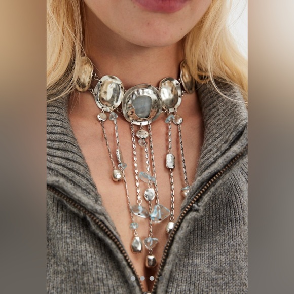 Free People Jewelry - NWT FREE PEOPLE SPEAK UP STATEMENT LAYER NECKLACE 🔥🔥